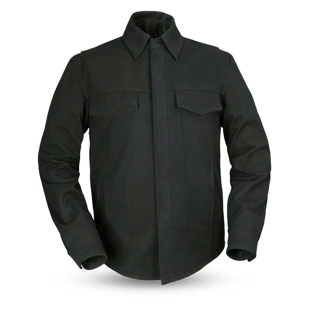 Mercer - Men's Motorcycle Canvas Shirt Men's Shirt First Manufacturing Company S